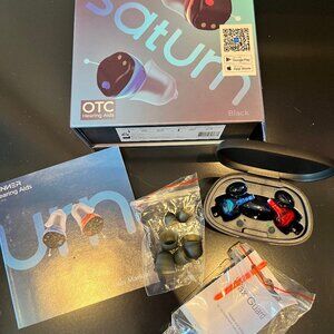 Linner Saturn OTC Hearing Aids for Adult, Rechargeable Hearing Amplifiers